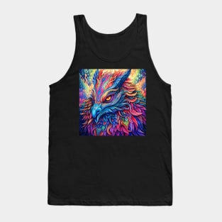 Wings of Wonder: Discover the Fantastic Creature, a Mythical Bird of Vibrant Colors and Astonishing Splendor Tank Top